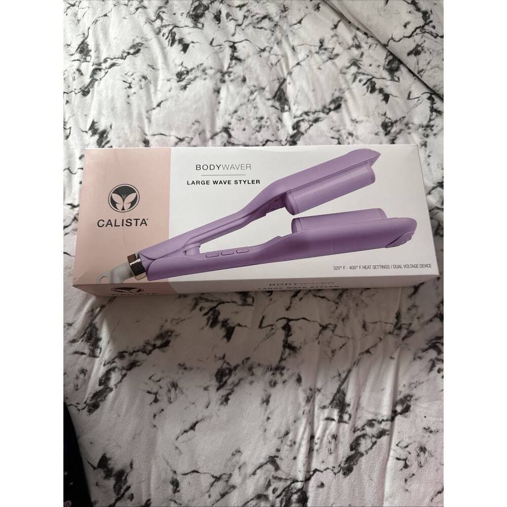 Calista Bodywaver Body Waver Styler Iron LARGE Wave Lavender Purple New in Box